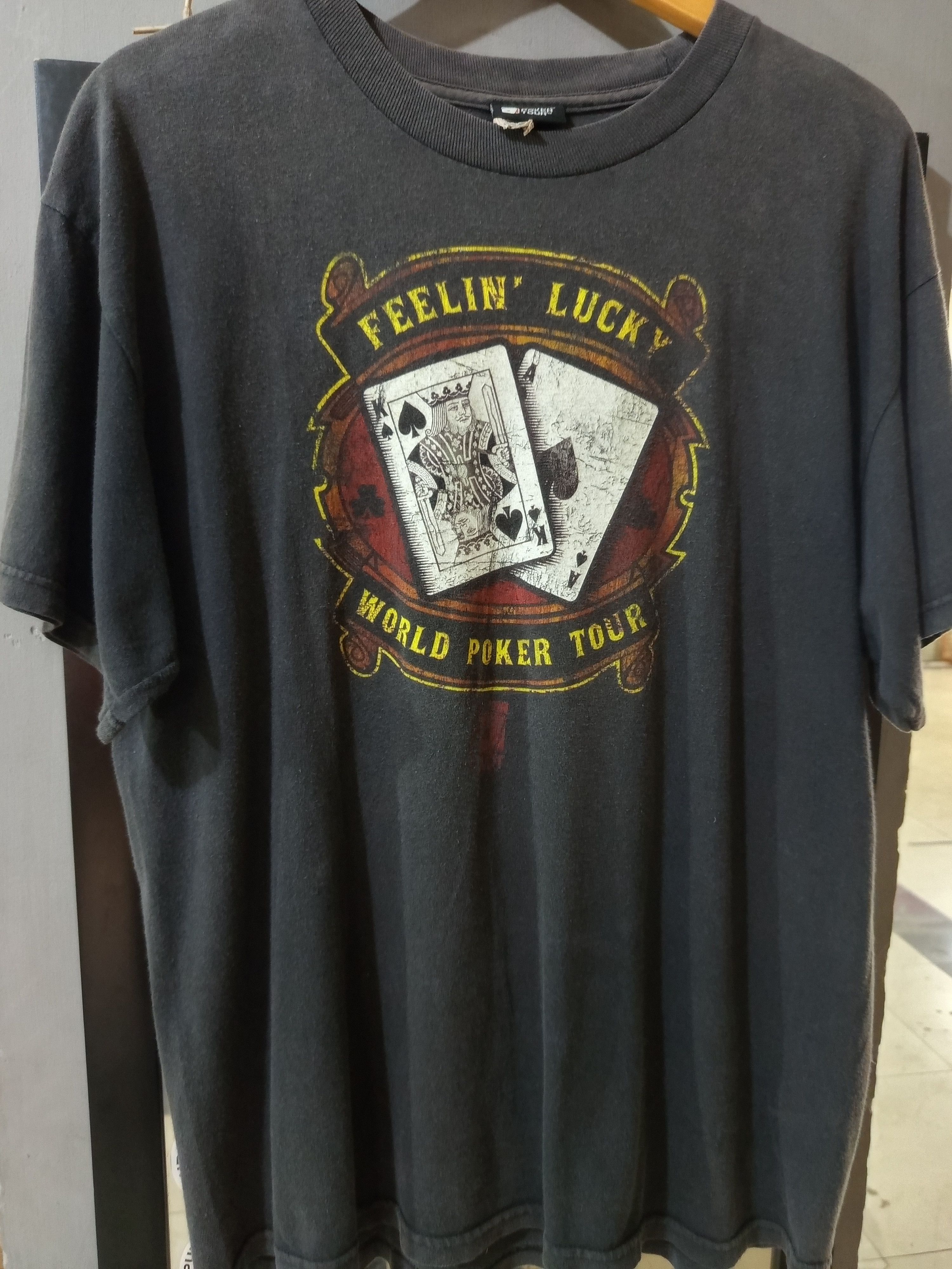 Other Y2K World Poker Tour Feelin’ Lucky Tee Size US L / EU 52-54 / 3 - 3 Thumbnail