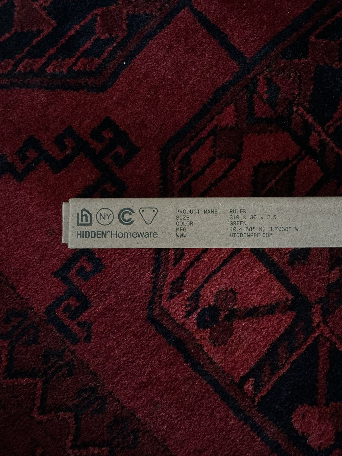 HIDDEN HIDDEN NY Ruler Size ONE SIZE - 3 Thumbnail
