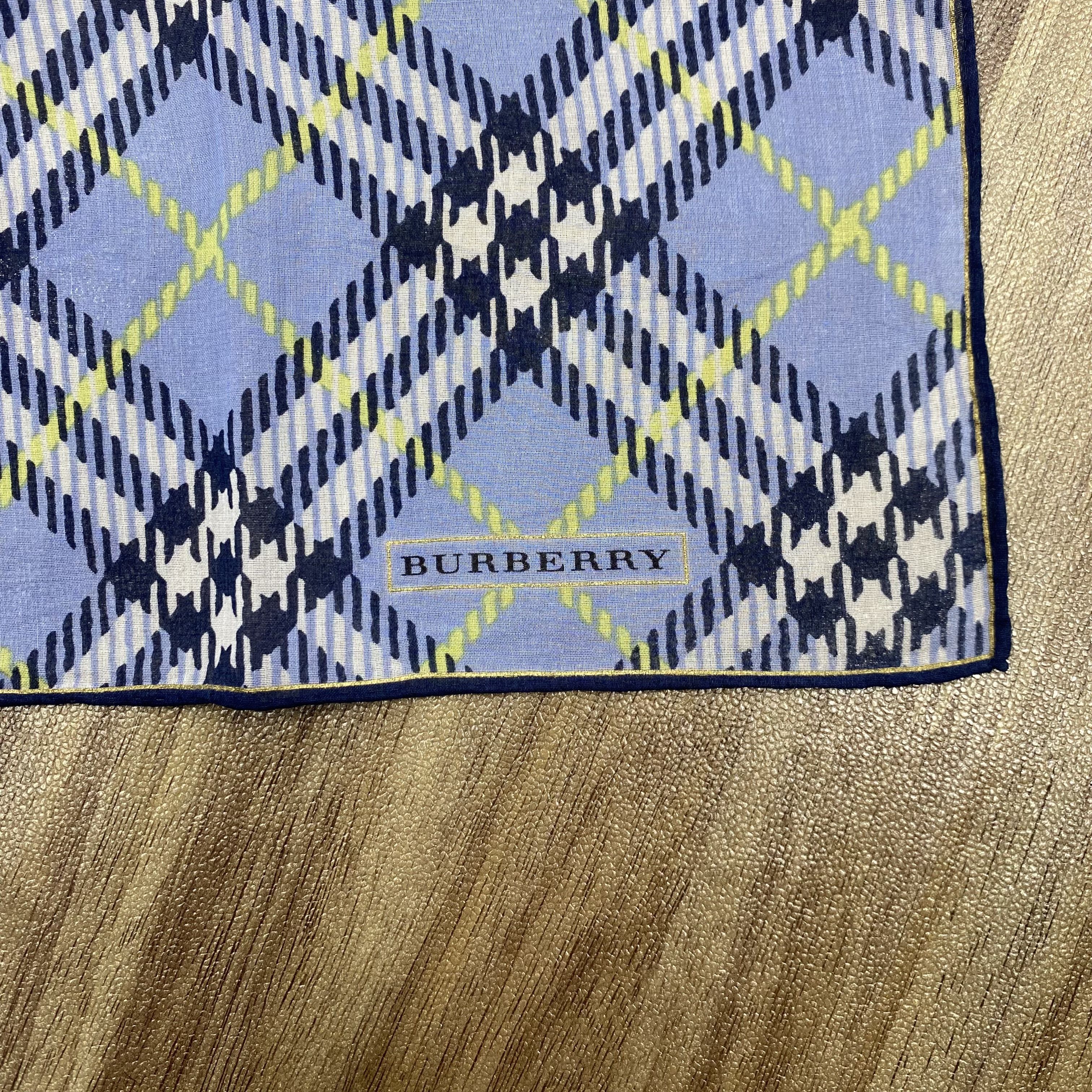 Burberry Vintage Burberry Handkerchief Neckerchief Bandana H028P Size ONE SIZE - 3 Thumbnail