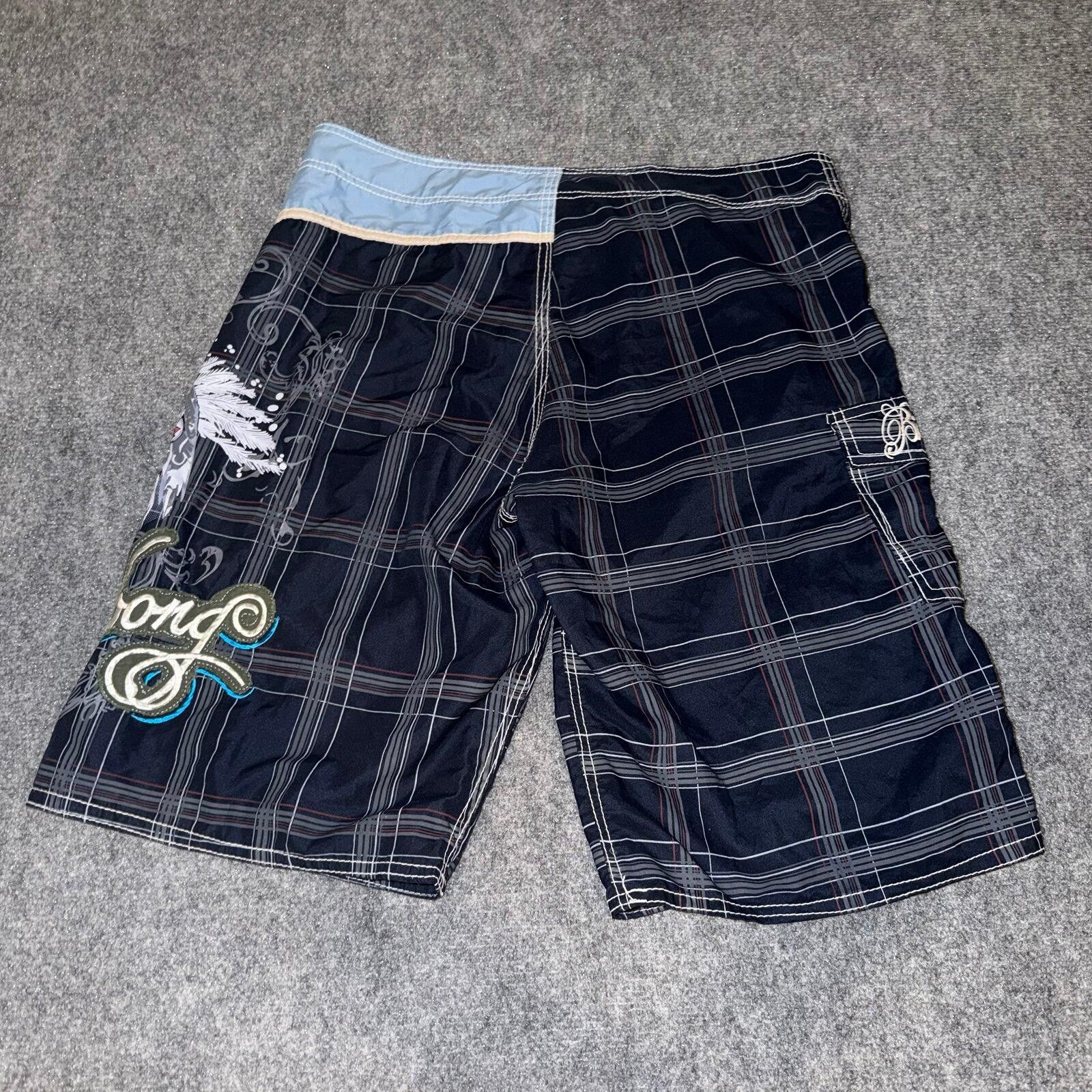 Billabong Billabong Baby Blue Tribal Surf Board Shorts Mens XL Vtg Size US 36 / EU 52 - 6 Thumbnail