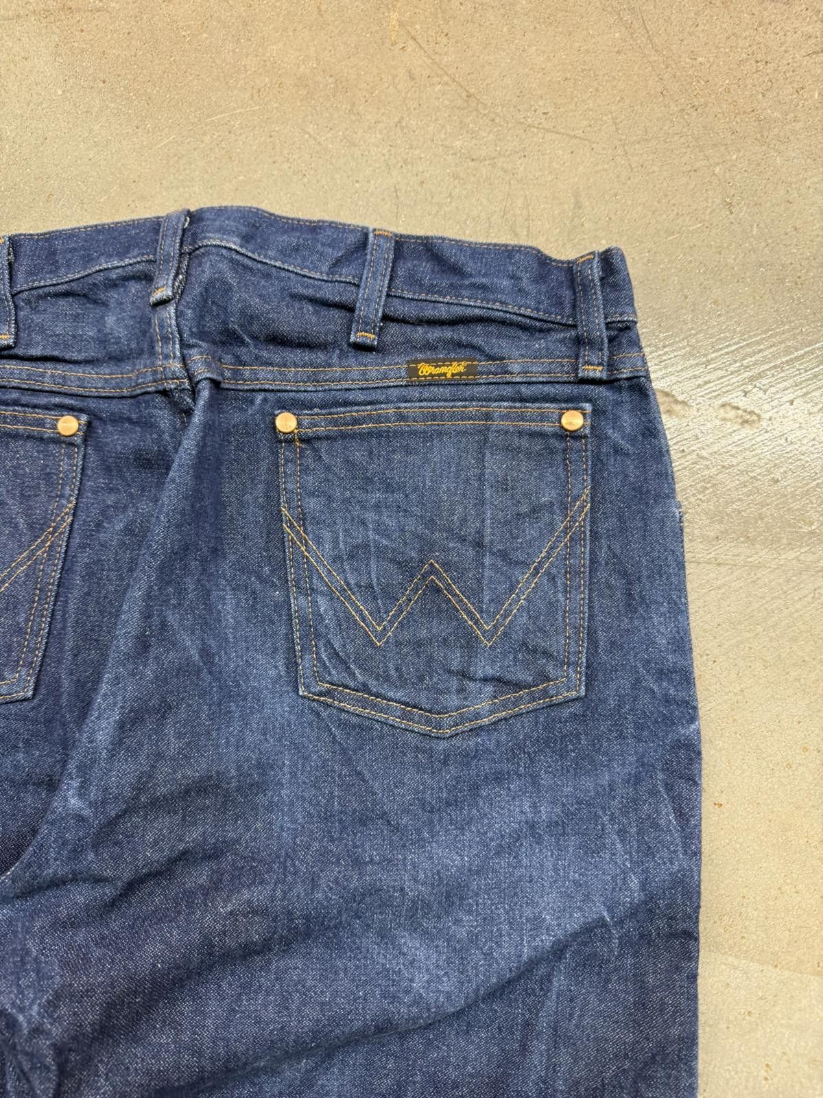 Wrangler Vintage 90s USA Wrangler Cowboy Cut Bootcut Jeans Size US 34 / EU 50 - 6 Thumbnail