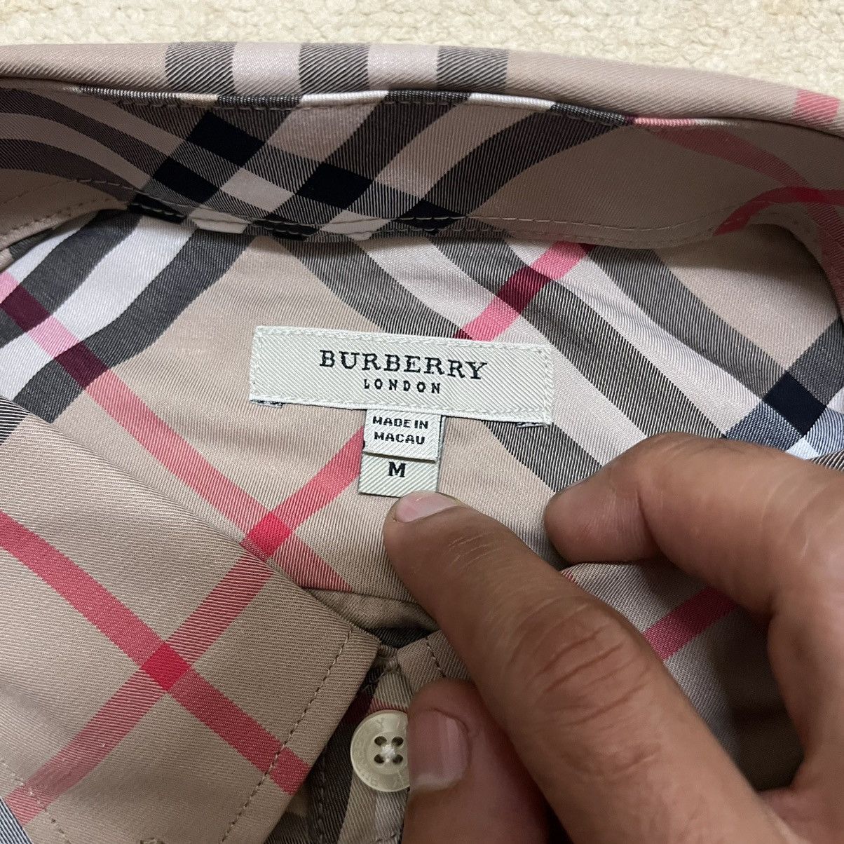 Burberry × Burberry Prorsum Authentic Burberry Nova Check Longsleeve Shirt Size US M / EU 48-50 / 2 - 5 Thumbnail