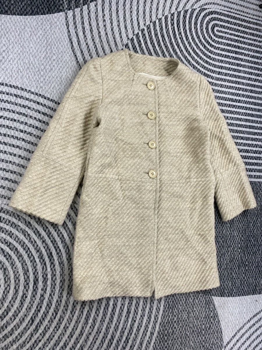 Yohji Yamamoto 1992 Yohji Yamamoto Ined Casual Tweed Button Knit Jacket Size S / US 4 / IT 40 - 3 Thumbnail