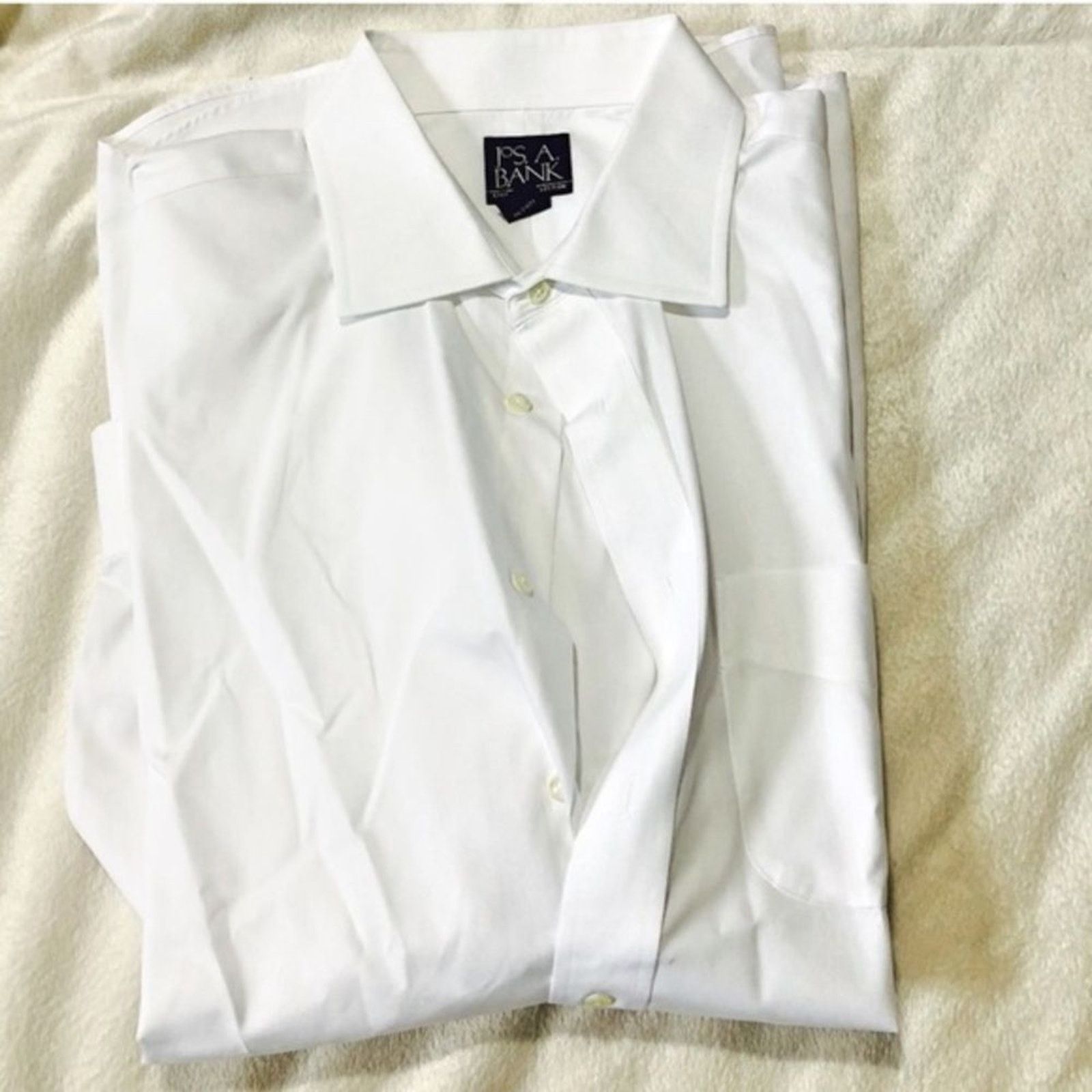 Jos. A. Bank Jos. A Bank white button down shirt | Sz 17 - 34 Size US L / EU 52-54 / 3 - 2 Thumbnail