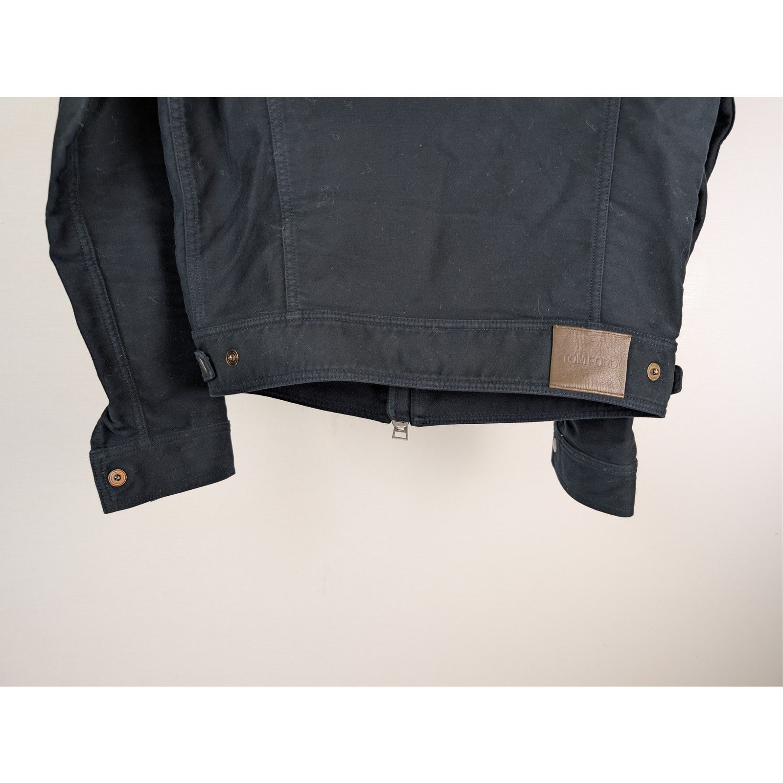 Tom Ford o1rshd1 CC20 Zip-up Jacket in Navy Blue Size US M / EU 48-50 / 2 - 13 Thumbnail
