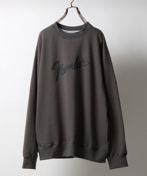 Number (N)ine number nine logo CREWNECK sweatshirt Size US M / EU 48-50 / 2 - 1 Thumbnail