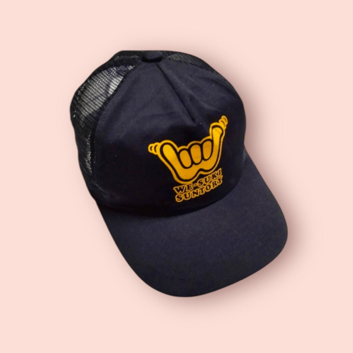 Drink Beer Save Water × Japanese Brand VINTAGE WE-SUKI SUNTORY CAMPAIGN TRUCKER HAT Size ONE SIZE - 1 Thumbnail