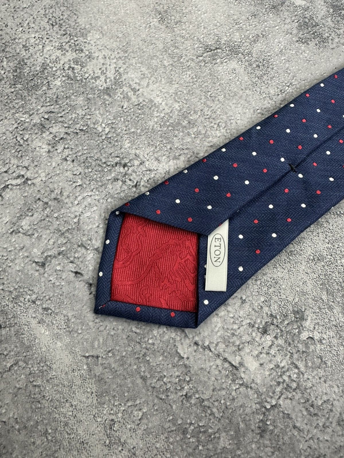 Eton Eton Blue Polka Dot Wool Silk Tie Cravatte Necktie Italy Size ONE SIZE - 7 Thumbnail