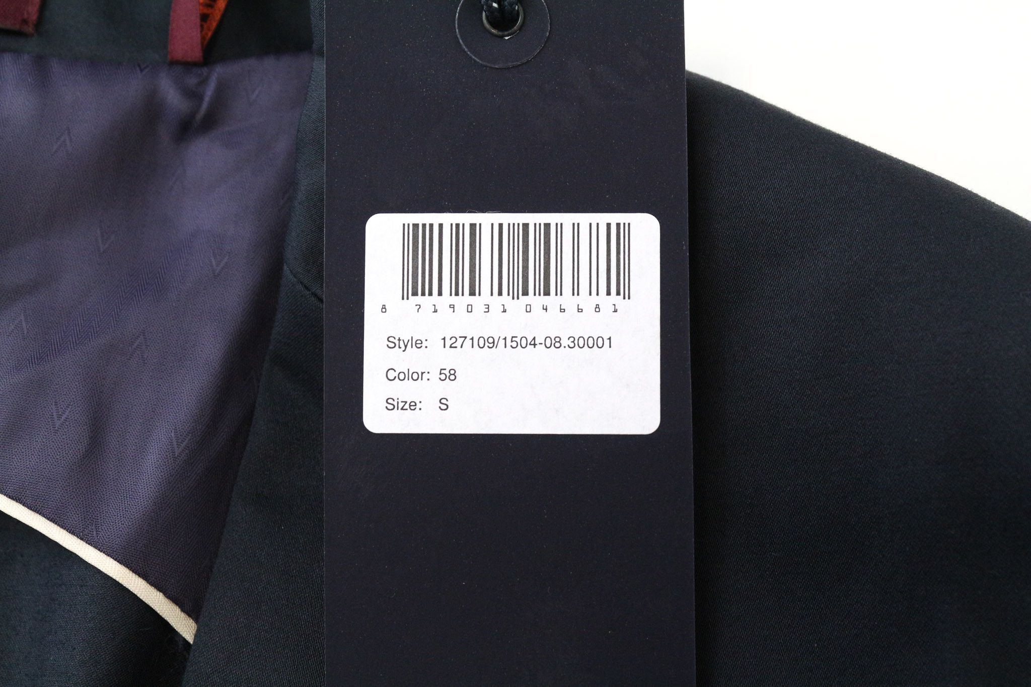Scotch & Soda S Blue Cotton Stretch Two-Button Blazer 75612 Size 36R - 5 Thumbnail