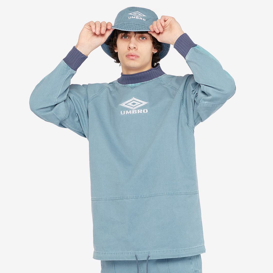 Umbro UMBRO Iconic Drill Top Infinity / Dusk Blue / Blue Indigo Size US M / EU 48-50 / 2 - 12 Thumbnail