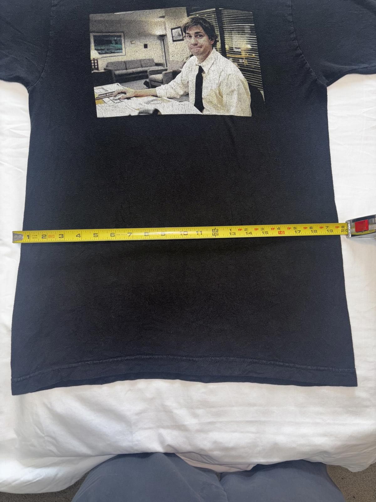 Unknown London Vintage Black Graphic Tee Featuring The Office Character Size US M / EU 48-50 / 2 - 5 Thumbnail