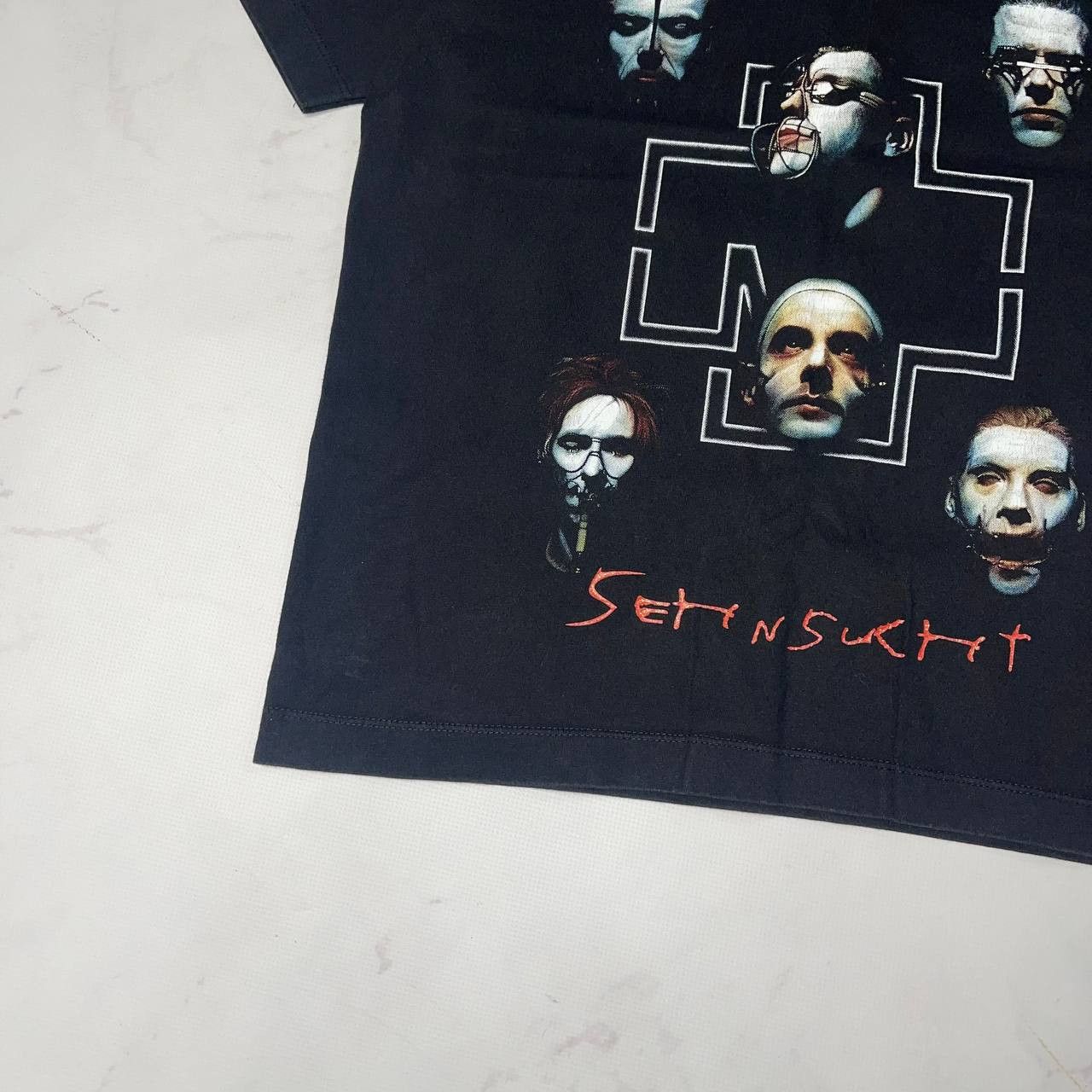 Vintage Vintage X Band Tees 90s Rammstein Sehnsucht T-shirt Sz S Size US S / EU 44-46 / 1 - 7 Thumbnail