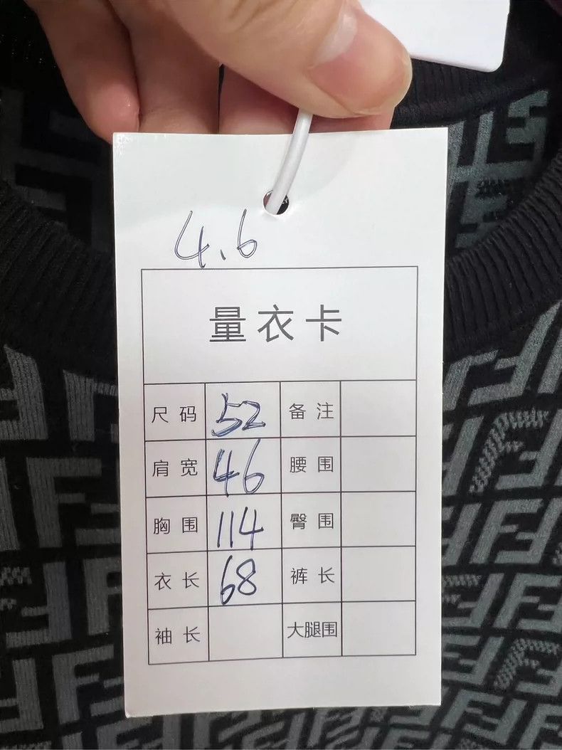 Fendi Fendi Black and Gray Wool Short Sleeve Size US L / EU 52-54 / 3 - 4 Thumbnail