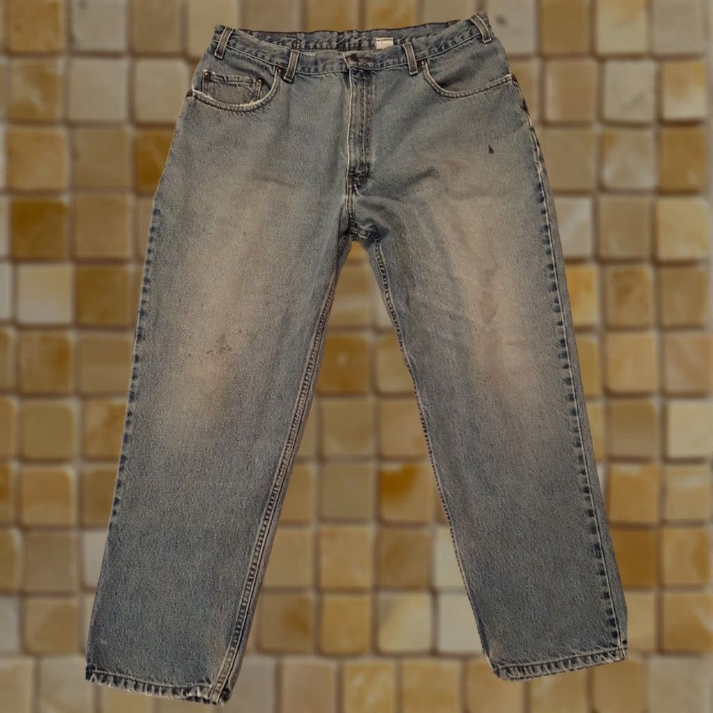 Levi's VINTAGE Levi's Loose Fit Faded Grunge Men's Size 38x29 Tapered Rock Jeans Size US 38 / EU 54 - 1 Thumbnail