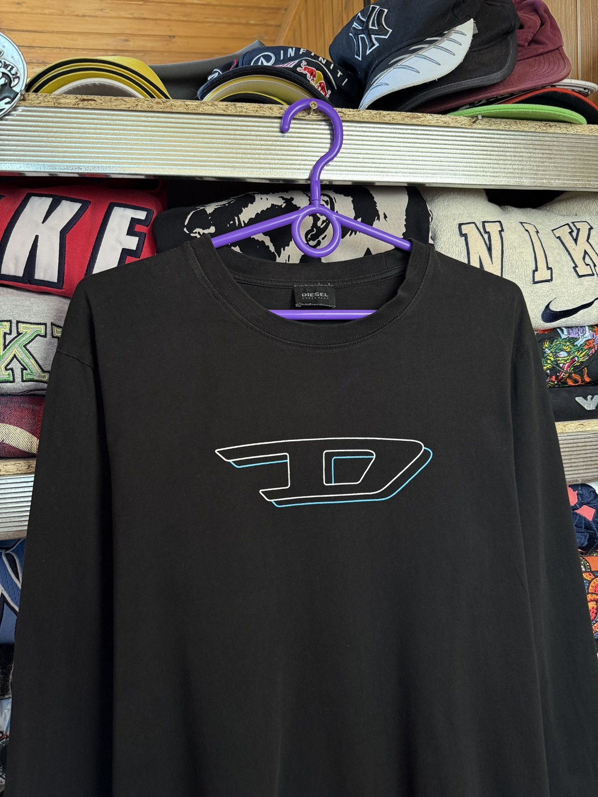 Other Vintage y2k diesel longsleeve t-shirt opium style Size US M / EU 48-50 / 2 - 3 Thumbnail