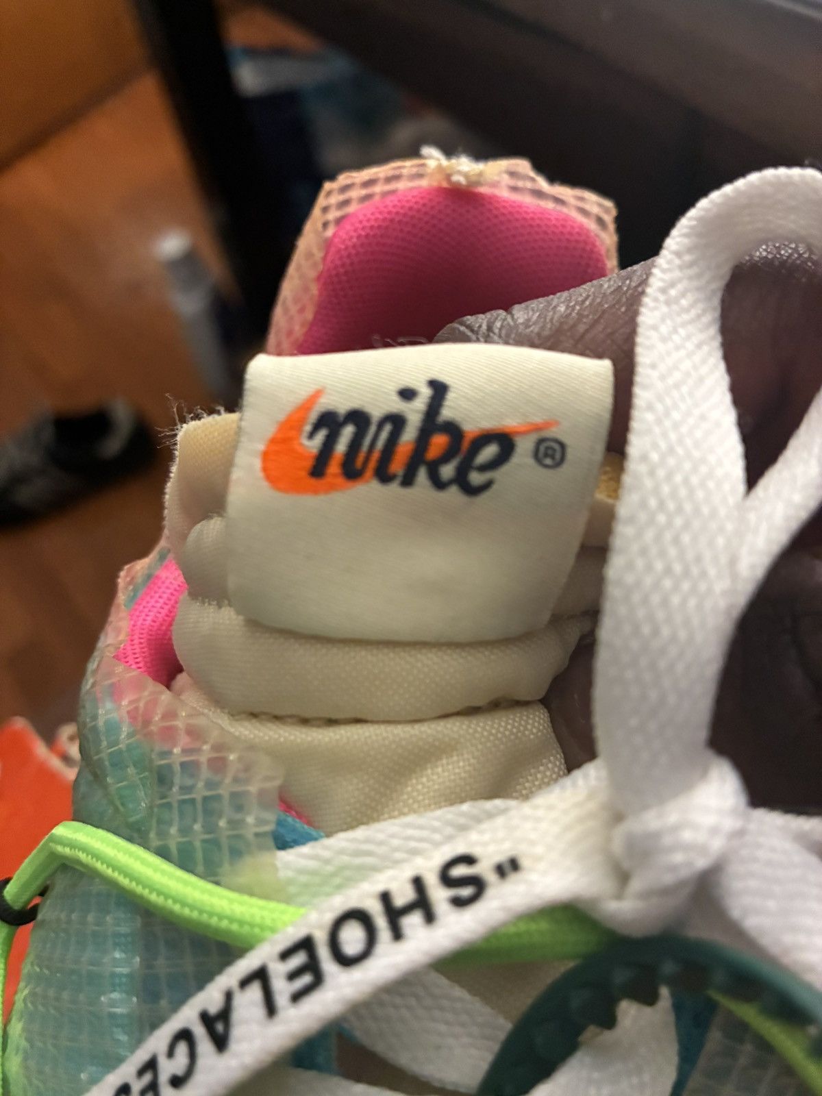 Nike Nike X Off White Light Blue Vapor Street Size US 12 / EU 45 - 9 Thumbnail