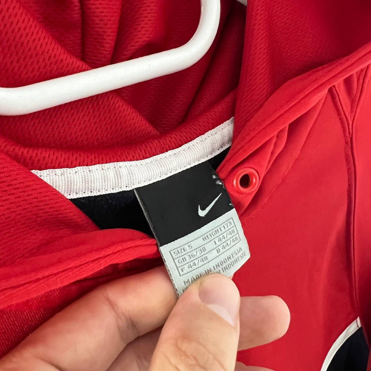 Nike Y2K Nike Hoodie Center Big Swoosh Baggy Fit Size US S / EU 44-46 / 1 - 5 Thumbnail
