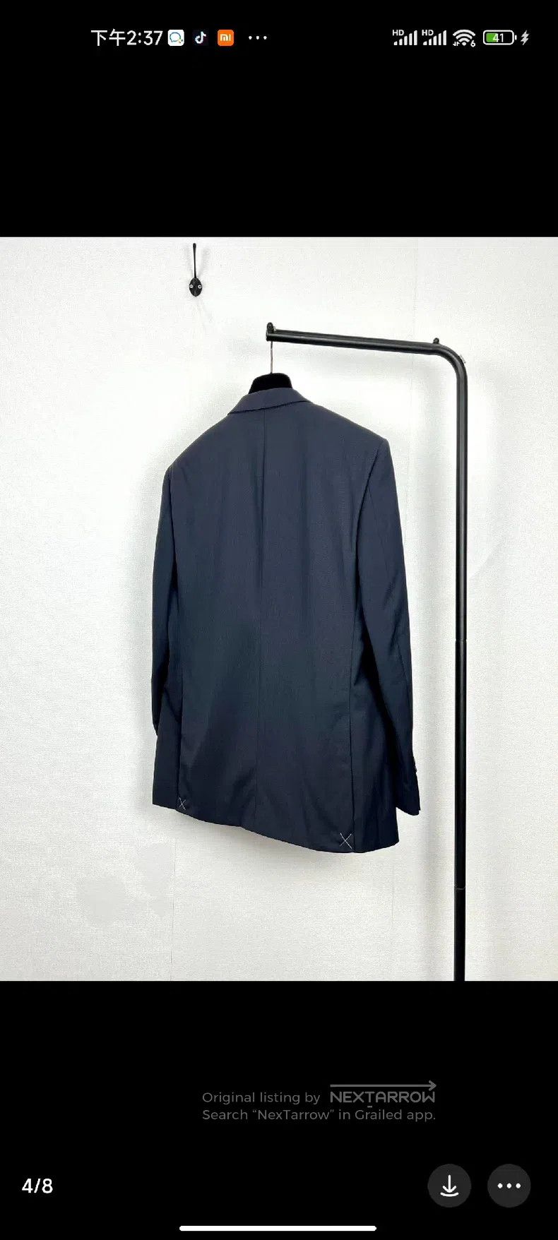 Valentino Valentino Men's casual wool suit set Size 50R - 4 Thumbnail