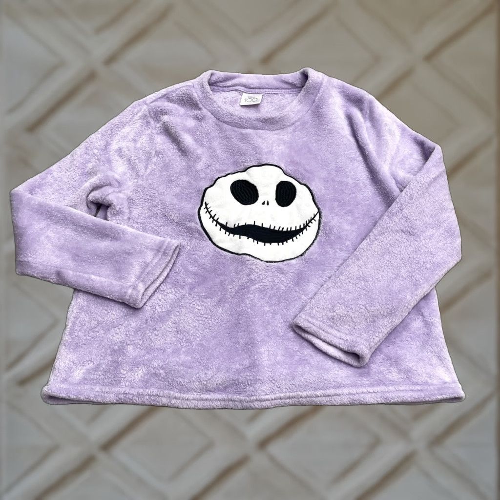 Disney Disney Nightmare Before Christmas Plush Lounge Sweatshirt Women XL Purple Casual Size XL / US 12-14 / IT 48-50 - 1 Thumbnail