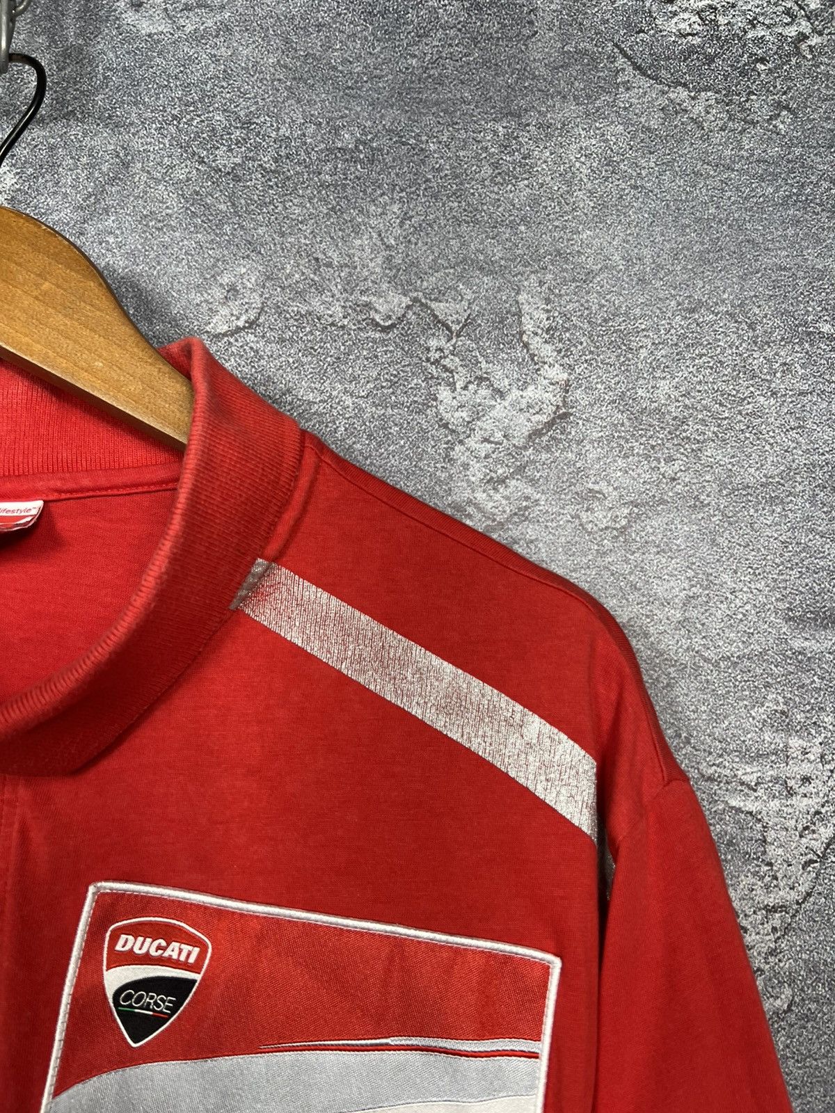 Puma Vintage Puma x Ducati Racing Polo T-shirt Jersey Size XXL Size US XXL / EU 58 / 5 - 8 Thumbnail