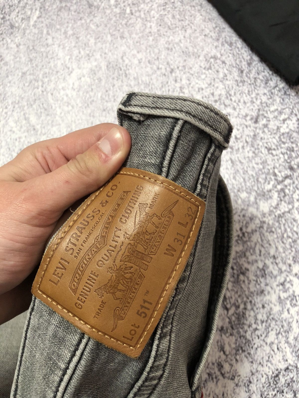 Levi's Vintage jeans Levi’s 501 y2k street dress usa drill Size US 31 - 5 Thumbnail