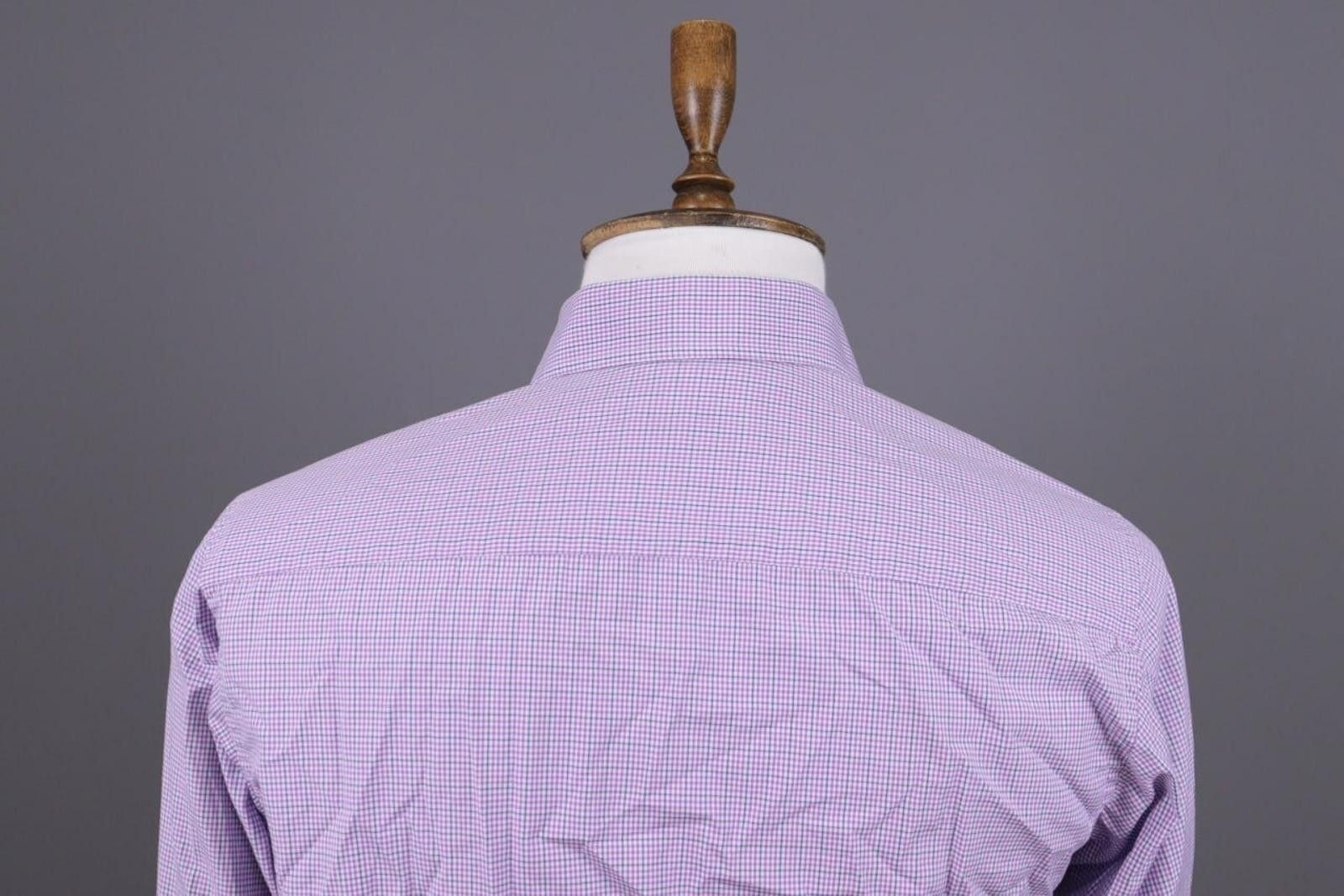 Eton Eton Contemporary Pink Check Shirt Size 40 / 15.75 Size US M / EU 48-50 / 2 - 9 Thumbnail