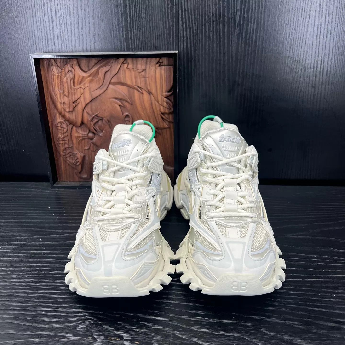 Balenciaga Balenciaga Track 2 White 37 New Original Box Size US 7 / IT 37 - 4 Thumbnail