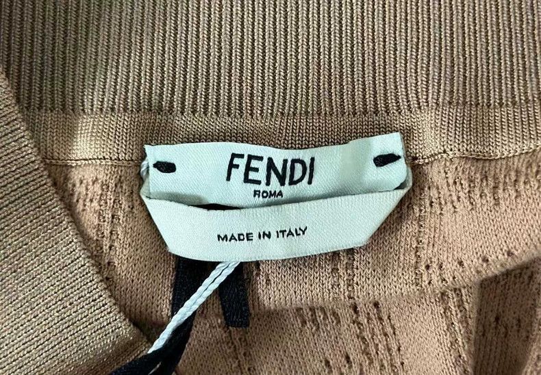 Fendi Fendi Printed Midi Skirt in Beige Size US 44 / EU 60 - 4 Thumbnail