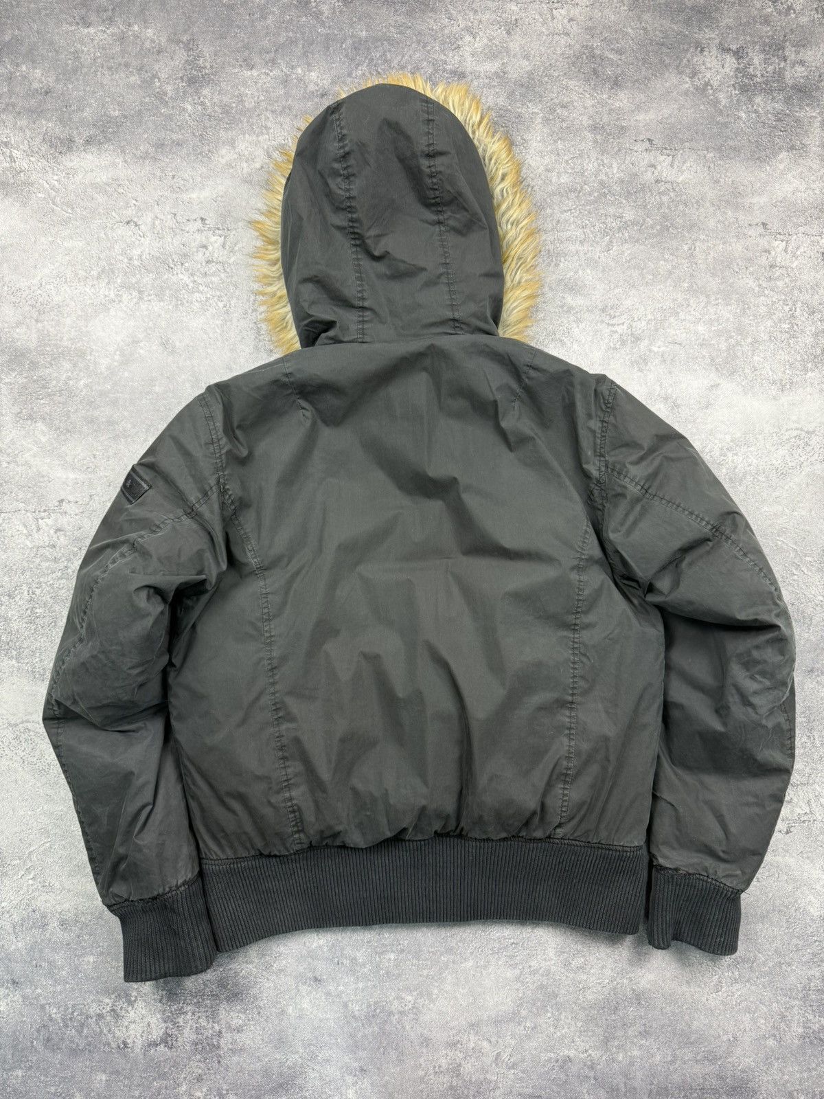 Diesel Diesel Y2K Fur Mohair Puffer Bomber Jacket Size US L / EU 52-54 / 3 - 19 Thumbnail