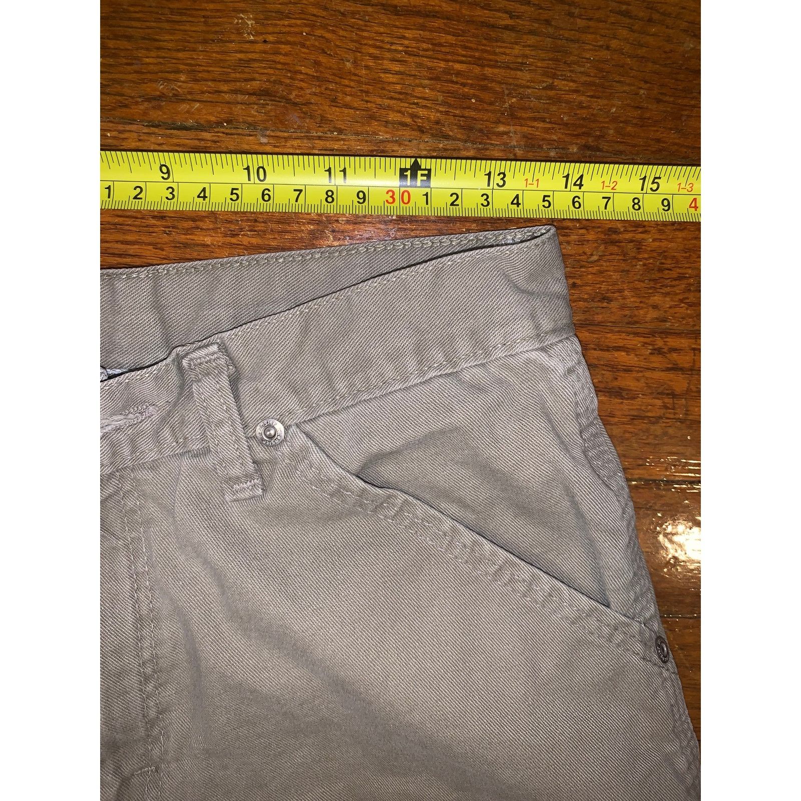 Vintage × Wrangler Wrangler Carpenter Pants Gray Beige 28x28 Tagged 30x30 Size US 30 / EU 46 - 5 Thumbnail