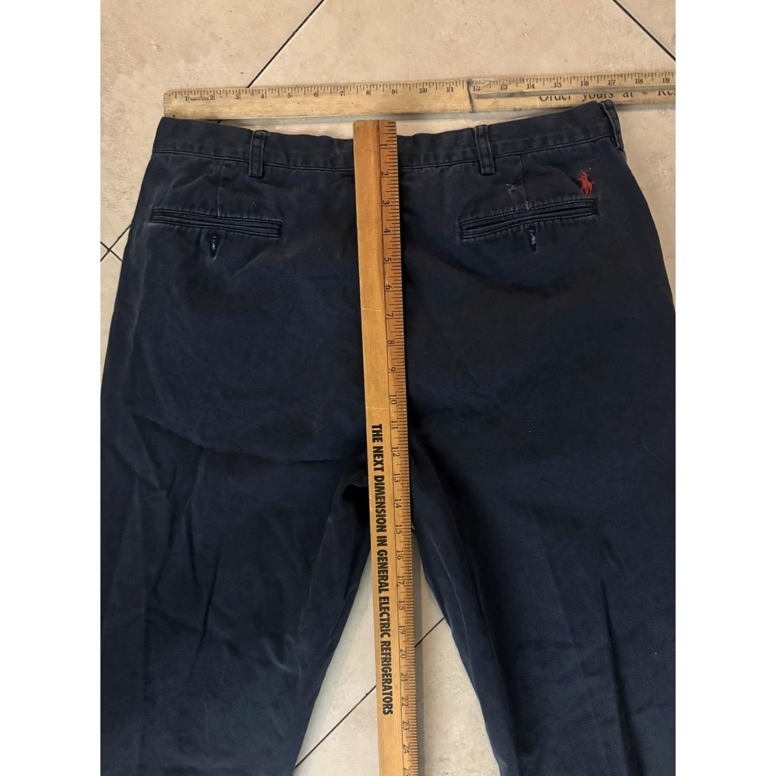 Polo Ralph Lauren Polo Ralph Lauren Preston Chino Pants Mens 36x32 Blue Cotton Flat Front Casual Size US M / EU 48-50 / 2 - 6 Thumbnail