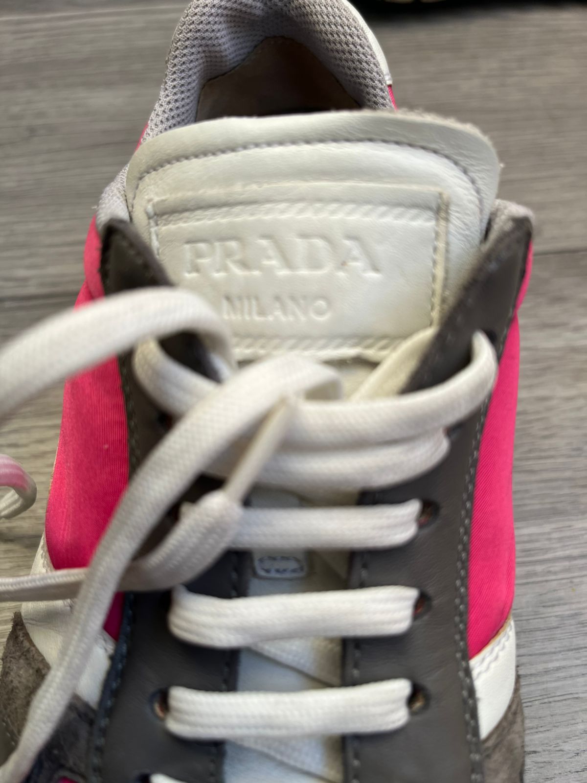 Prada Prada Nylon Prax Pink Sneakers Sz 36 Size US 6 / IT 36 - 6 Thumbnail