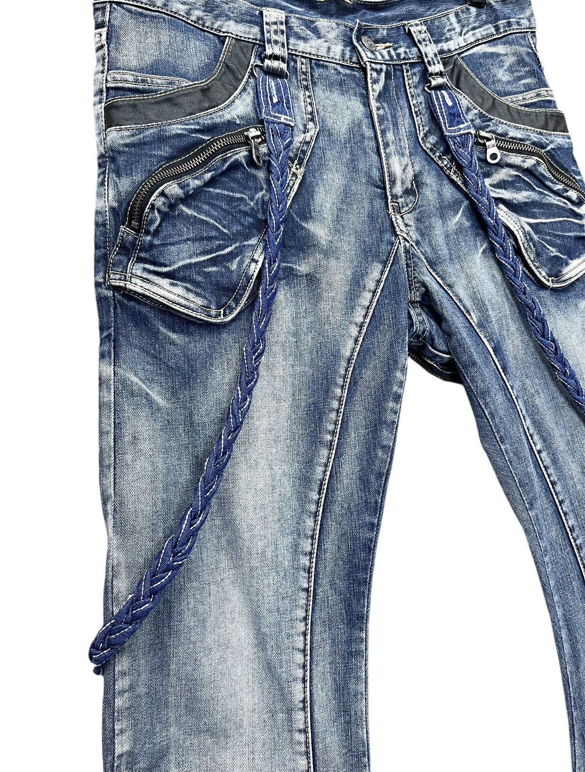 PPFM 🔥FYE🔥90’s PPFM Punk Curve Leg Custom Performance Jeans Size US 31 - 10 Thumbnail