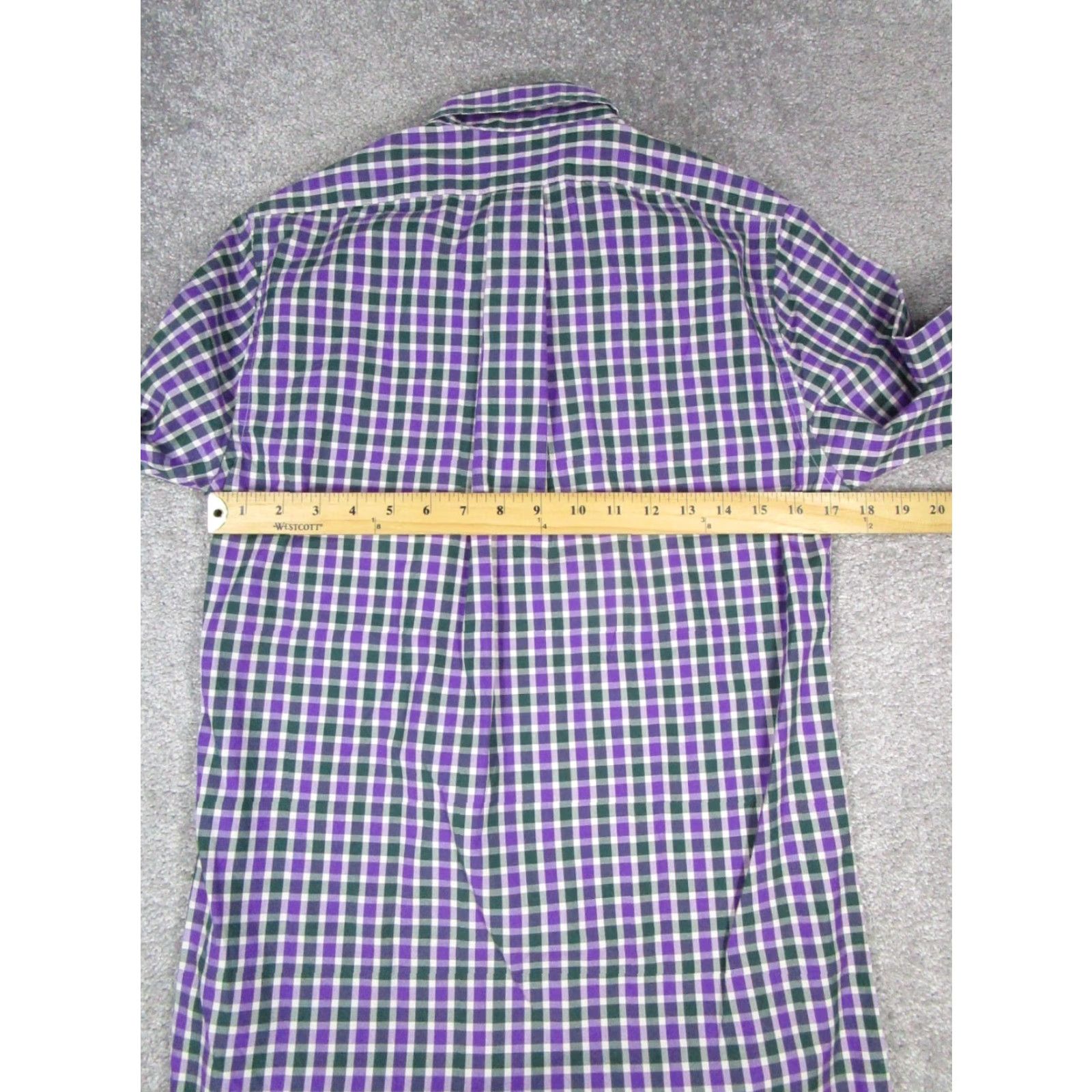 Vineyard Vines Vineyard Vines Murray Shirt Mens XS Purple Green Cotton Button Up Shirt Size US XS / EU 42 / 0 - 4 Thumbnail