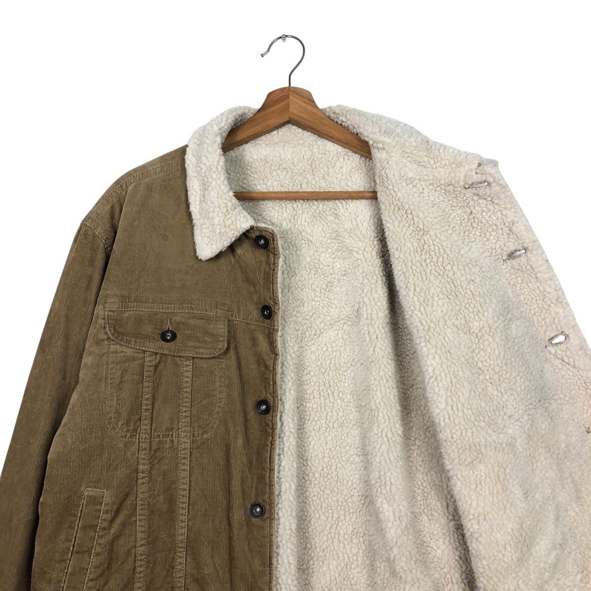 Japanese Brand 📌Vtg Trucker Biker Corduroy Jacket GU Blanket Issey Miyake Size US L / EU 52-54 / 3 - 14 Thumbnail