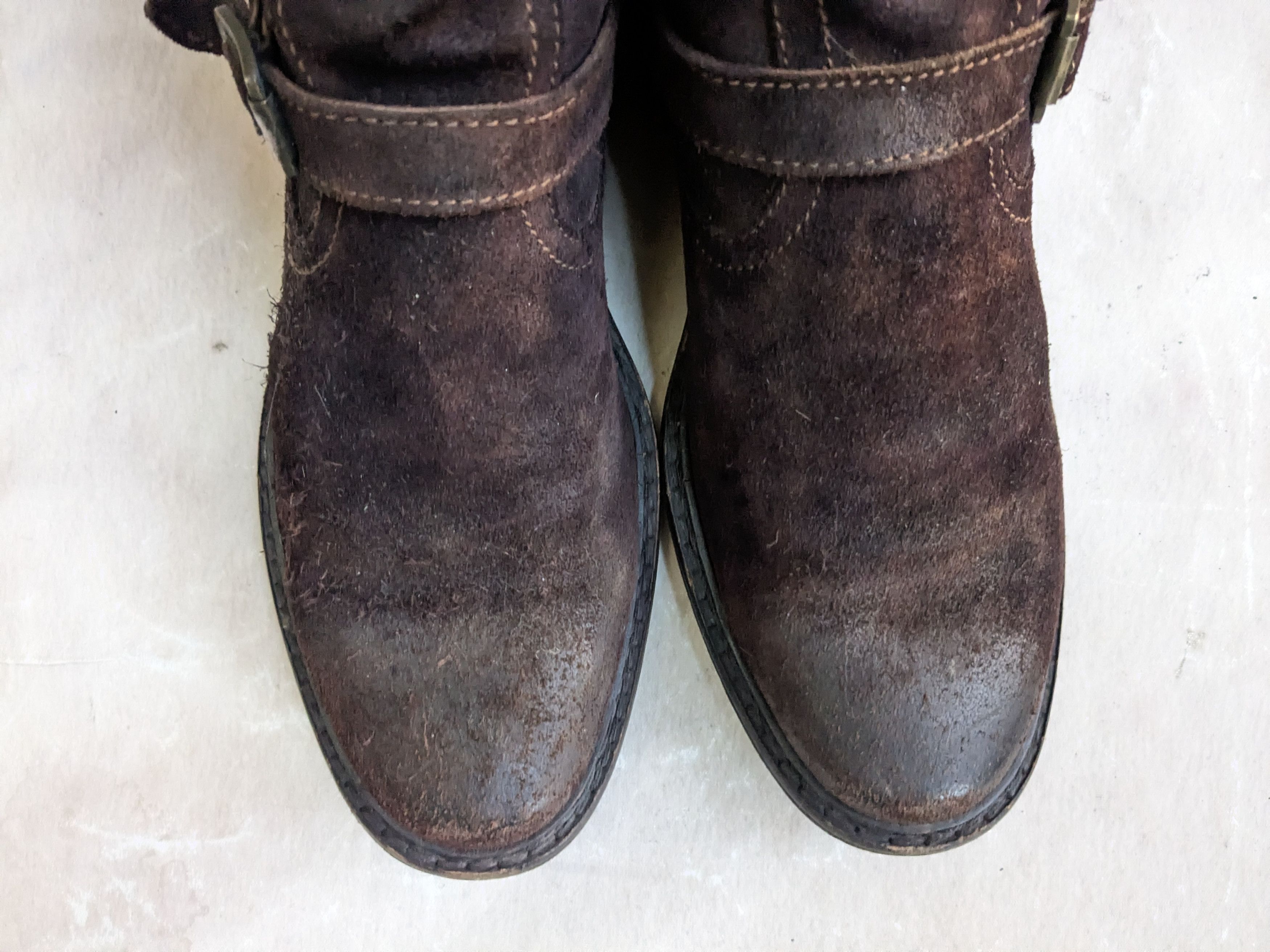 Frye Frye Engineer Boots Brown Leather 9 D Motorcycle Biker Size US 9 / EU 42 - 3 Thumbnail
