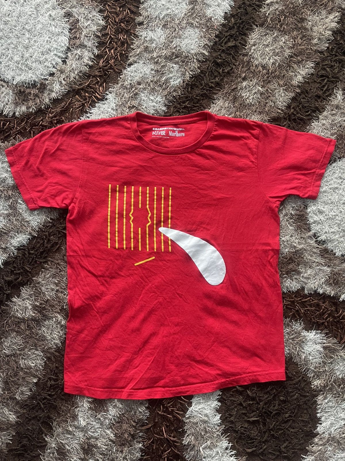 Marlboro × Vintage 🔥HOT🔥MAYBE MARLBORO T-SHIRT VERY RARE Size US M / EU 48-50 / 2 - 1 Thumbnail