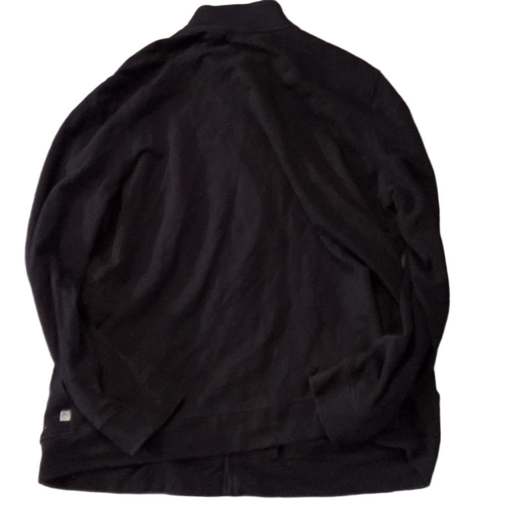 Chicos Zenergy By Chico's Black Sequin Golf Jacket Size Large Size XL / US 12-14 / IT 48-50 - 6 Thumbnail