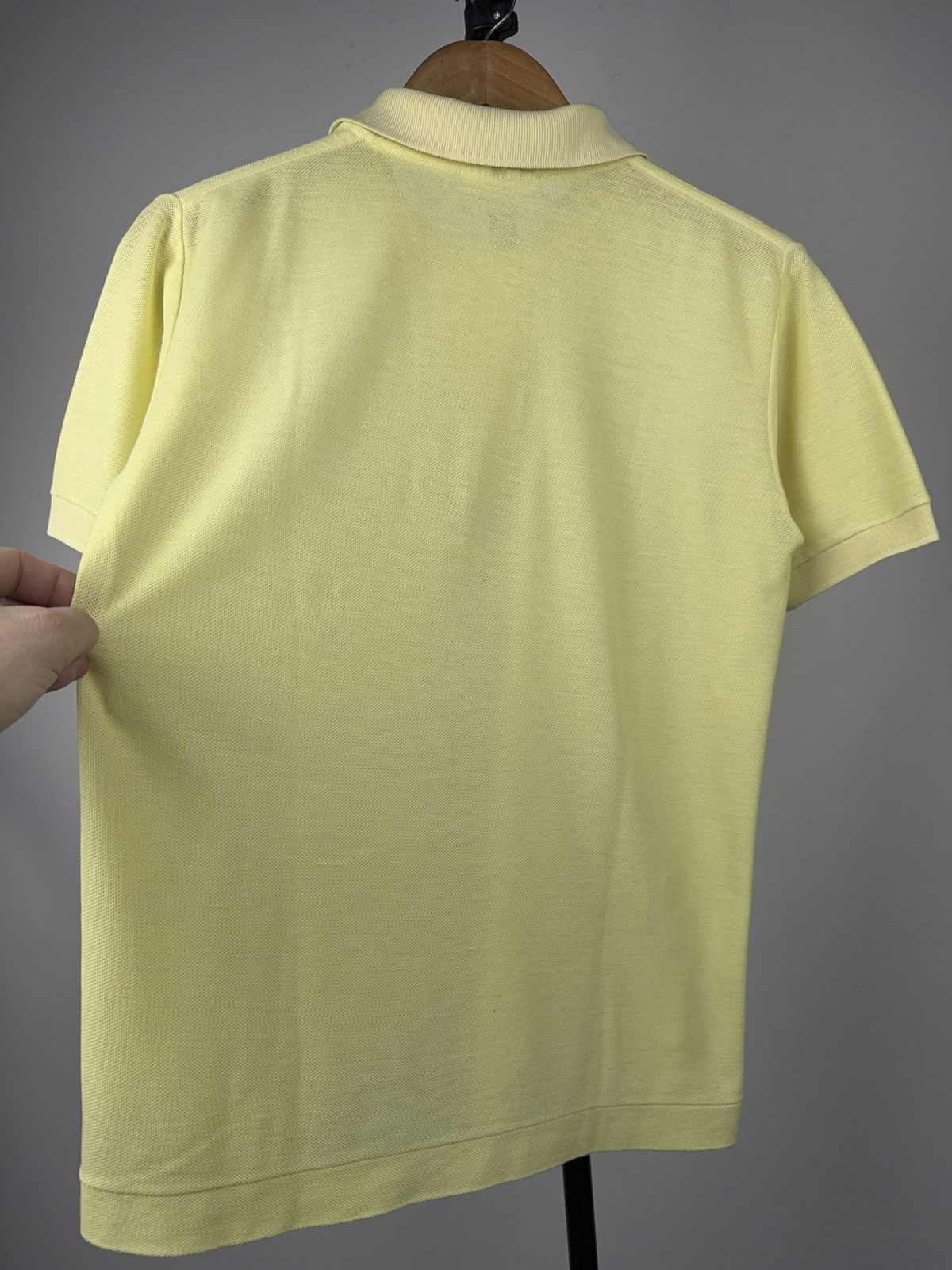 Lacoste Retro 80s Chemise Lacoste Polo Shirt Yellow Made in France Size US S / EU 44-46 / 1 - 15 Thumbnail