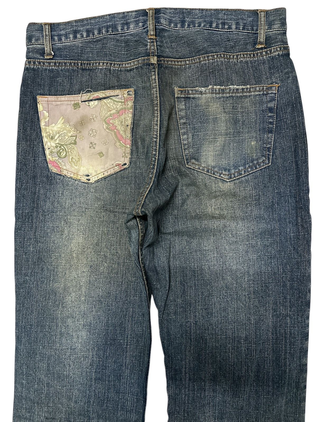 Kapital Distress Style Patchwork FreeBeat Denim . Size US 34 / EU 50 - 4 Thumbnail