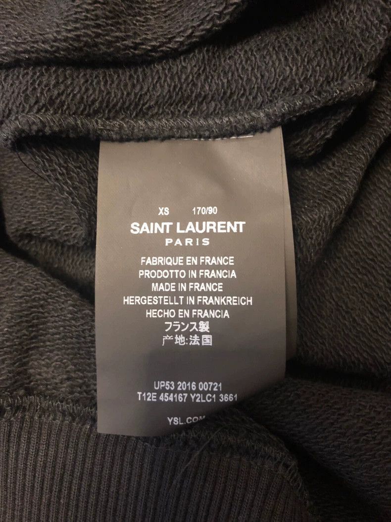 Saint Laurent Paris Saint Laurent Paris Sparkling Shark Hoodie-2506 Size US XS / EU 42 / 0 - 6 Thumbnail