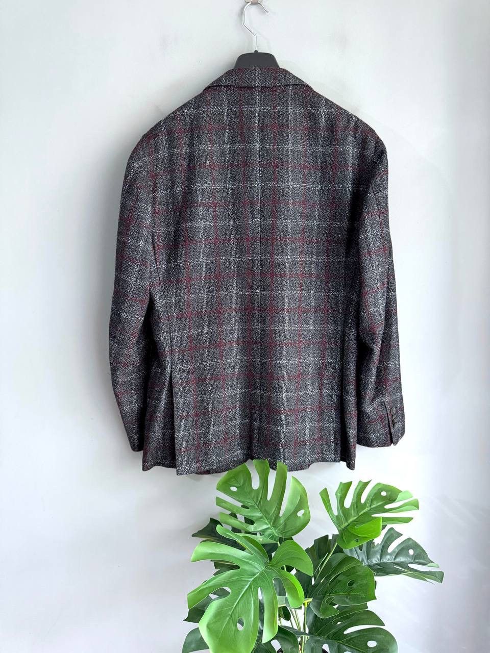 L.B.M. 1911 L.B.M. 1911 Dark Grey Wool/Cotton/Cashmere Men's Blazer 52 R Size 52R - 14 Thumbnail