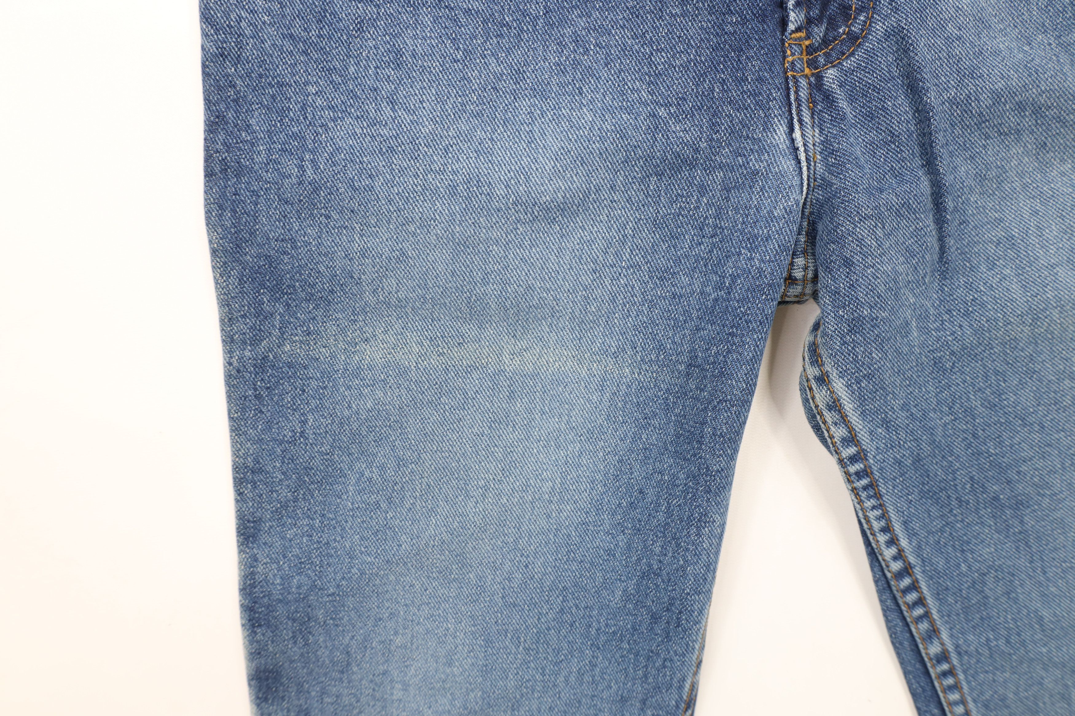 Vintage Vintage 90s Y2K Babydoll Flared Wide Leg Denim Jeans Blue Size 27" / US 4 / IT 40 - 5 Thumbnail