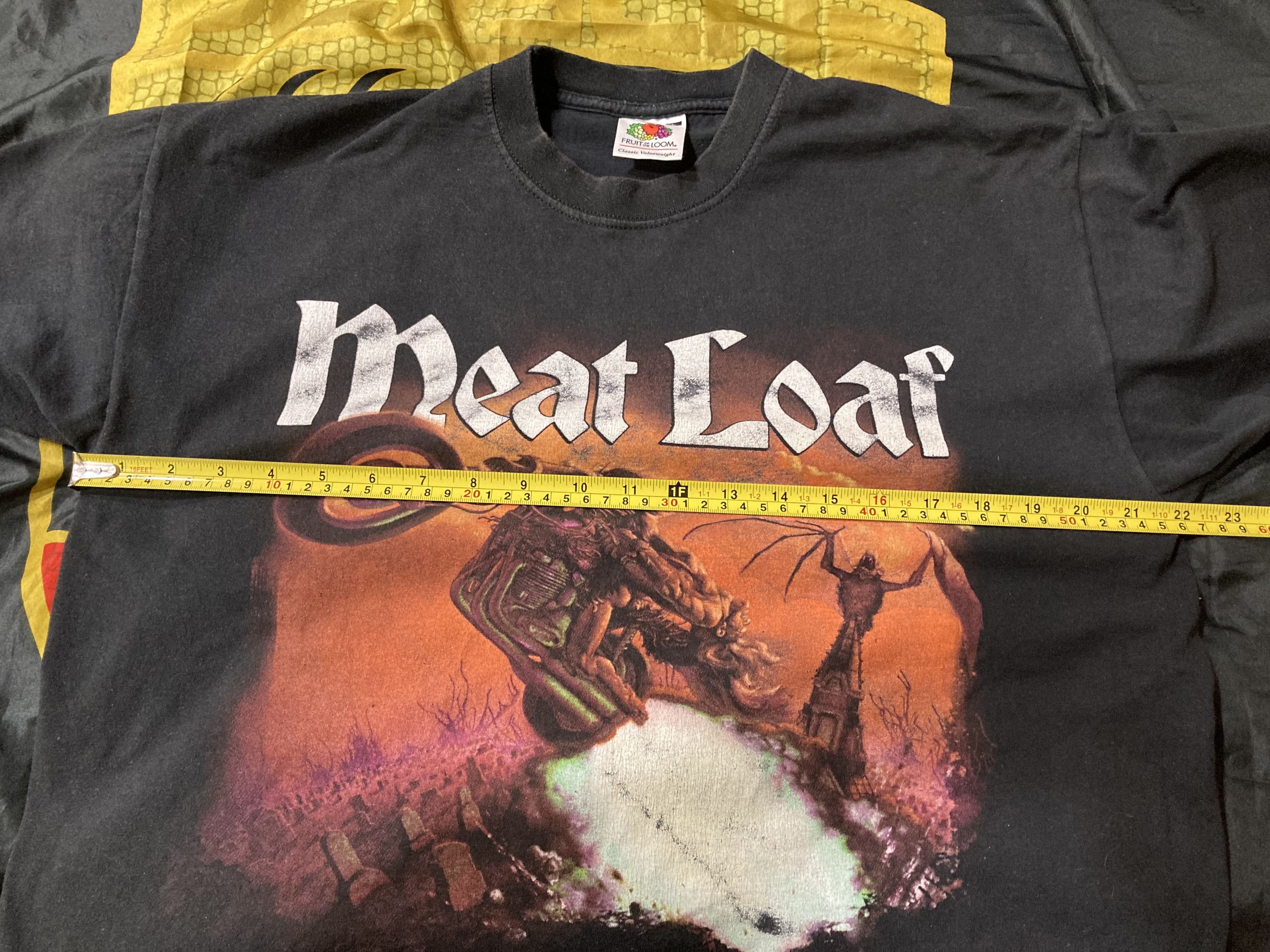 Band Tees Vintage Meat Loaf Tour 03\04 European Tee Size US L / EU 52-54 / 3 - 7 Thumbnail