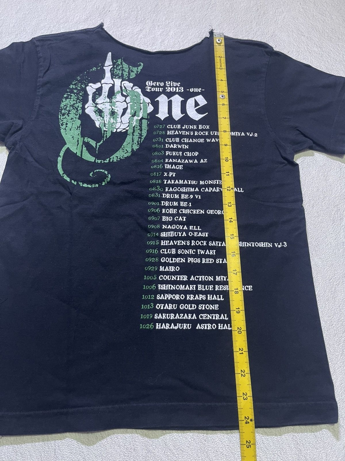 Hysteric Glamour VINTAGE Y2K GEROLIVE TOUR short sleeve tshirt Size US M / EU 48-50 / 2 - 9 Thumbnail
