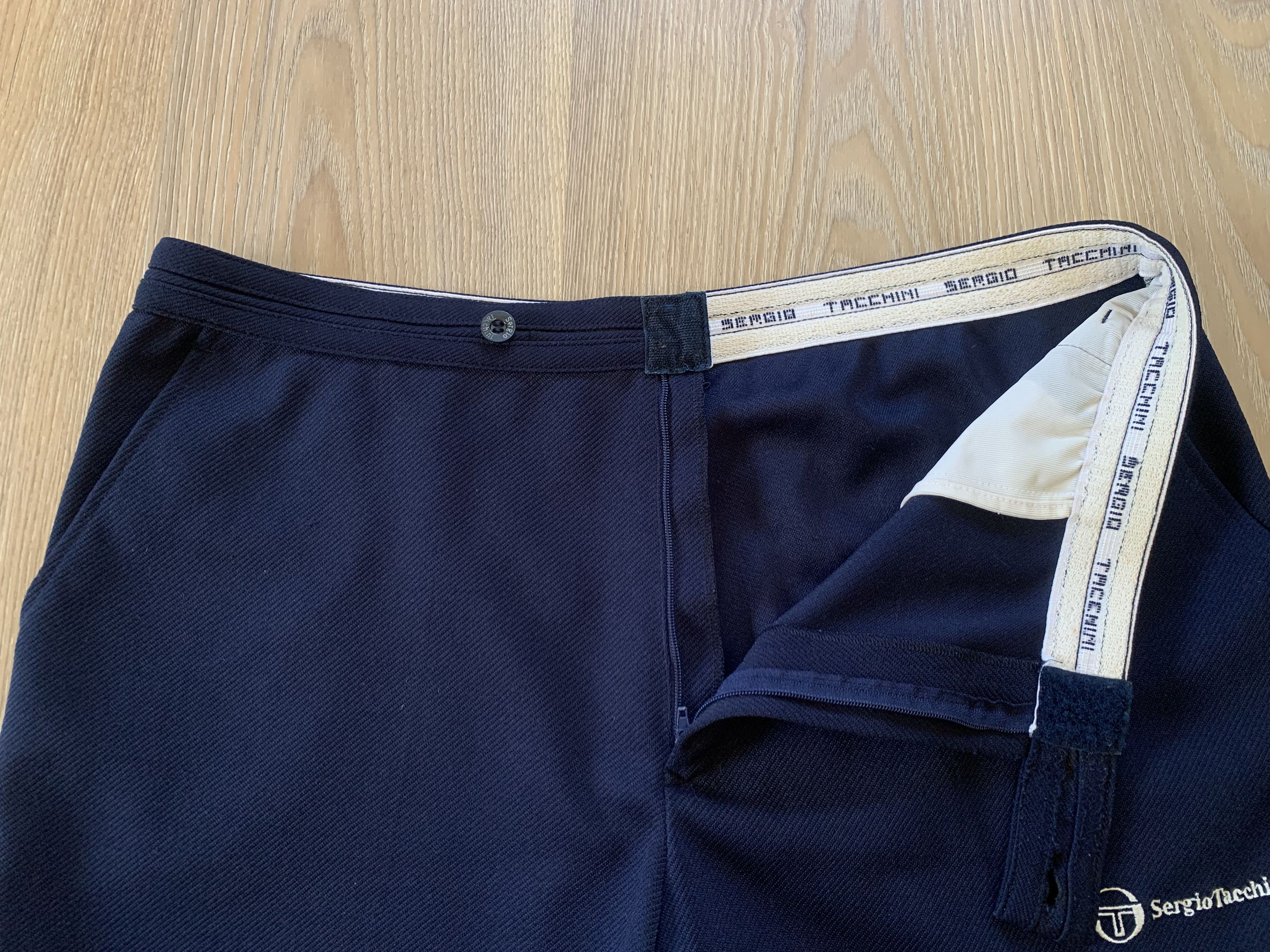 Sergio Tacchini Rare Sergio Tacchini Men's Vintage Navy Blue Shorts 80s Size US 34 / EU 50 - 5 Thumbnail