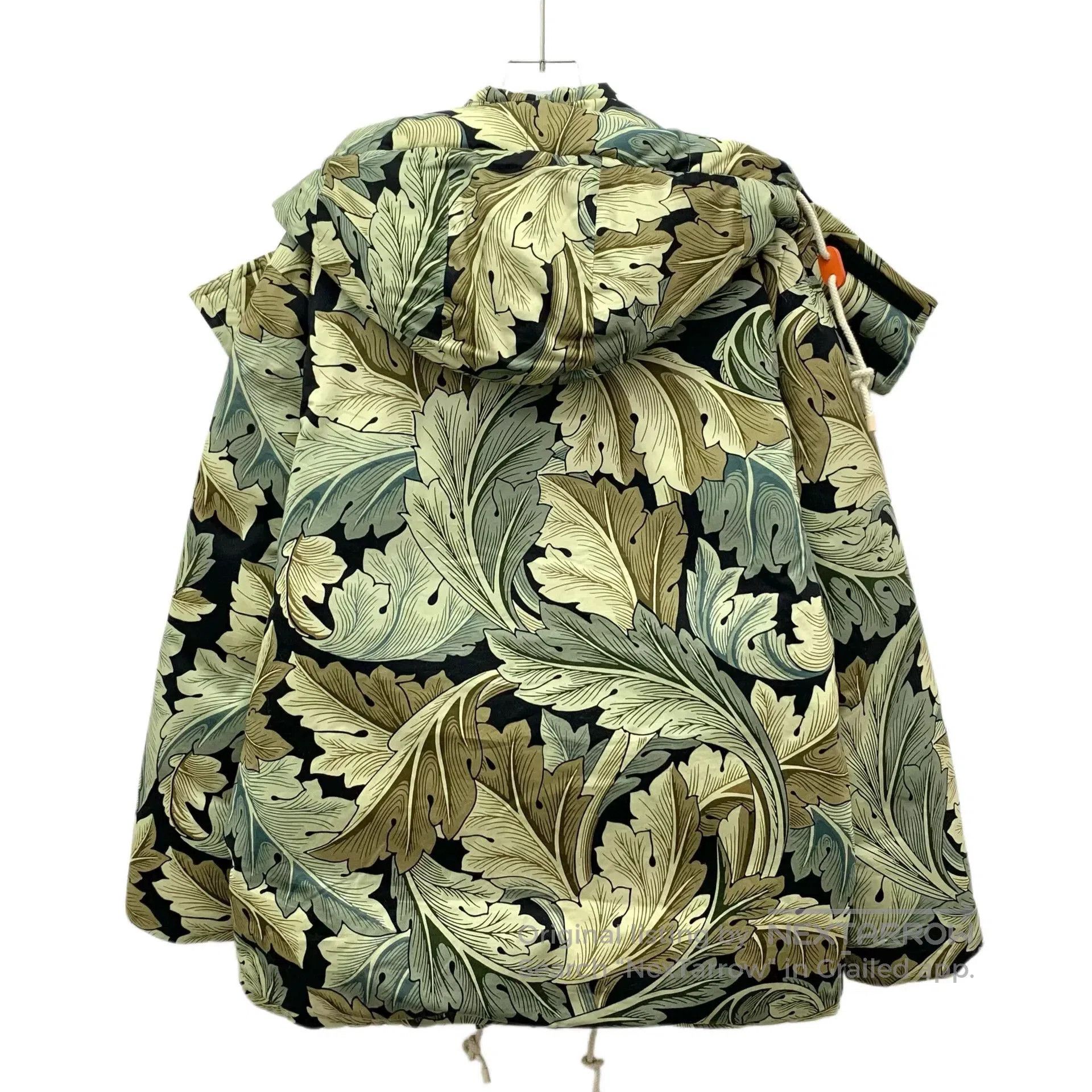 Loewe Loewe Green Floral Hooded Puffer Jacket. Size US L / EU 52-54 / 3 - 2 Thumbnail