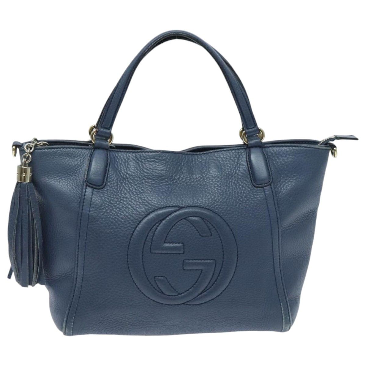 Gucci Soho Blue Leather Handbag (Pre-Owned) Size ONE SIZE - 1 Thumbnail