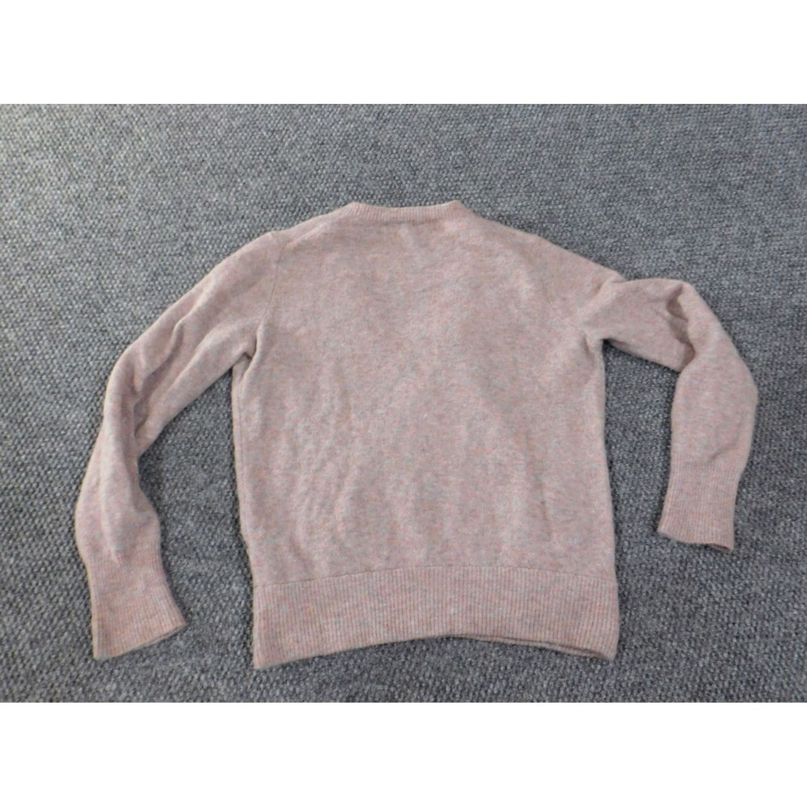 Madewell Madewell Sweater Pullover S Womens Pink Knit Wool Nylon V-Neck Raglan Sleeve Long Sleeve Casual Geometric Logo Size S / US 4 / IT 40 - 7 Thumbnail