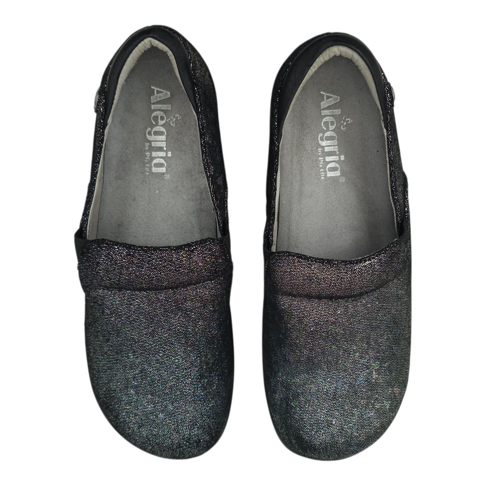 Other Alegria Clogs Womens EU 38 Black Metallic Sparkly Size US 8 / IT 38 - 7 Thumbnail